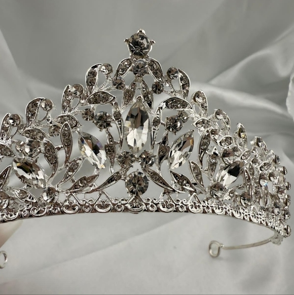 Wedding Party Elegant Silver Tiara